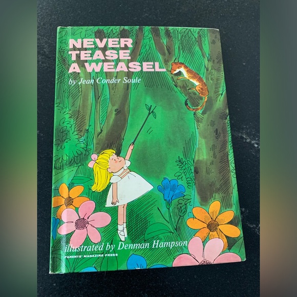 Vintage 1964 Hardcover Book “Never Tease A Weasel” by Jean Conder Soule - Picture 1 of 6